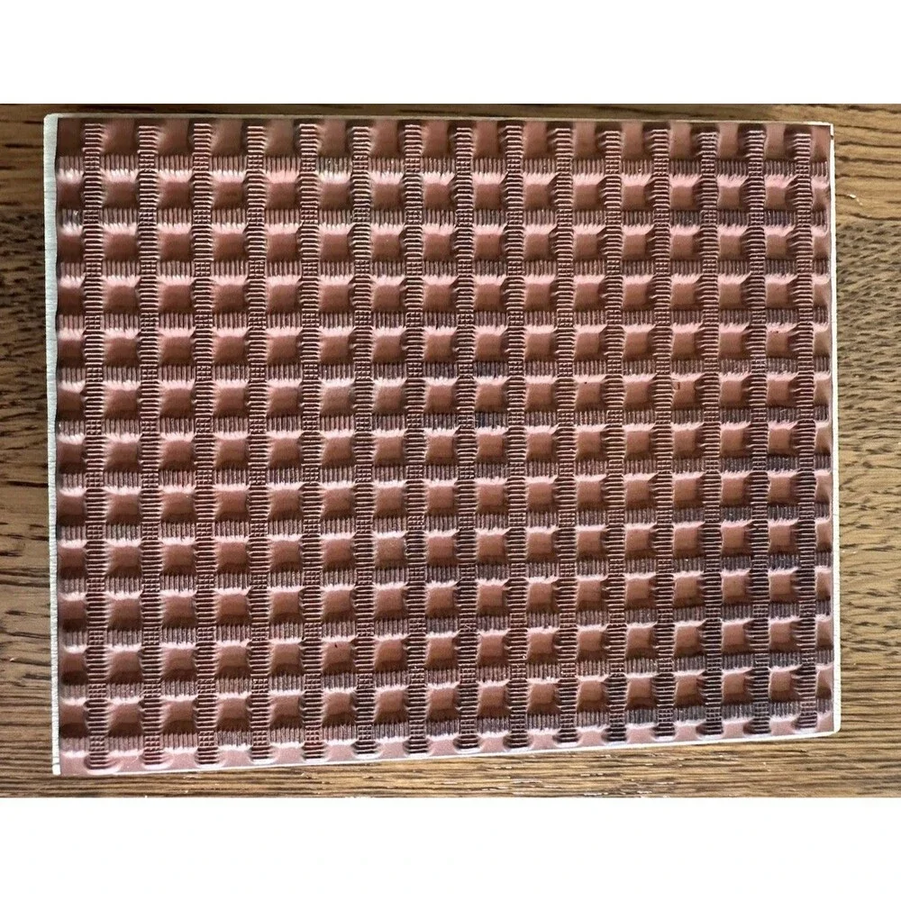 Hero Arts Rubber Big Stamp Plaid Pattern Lines Squares Background Checks